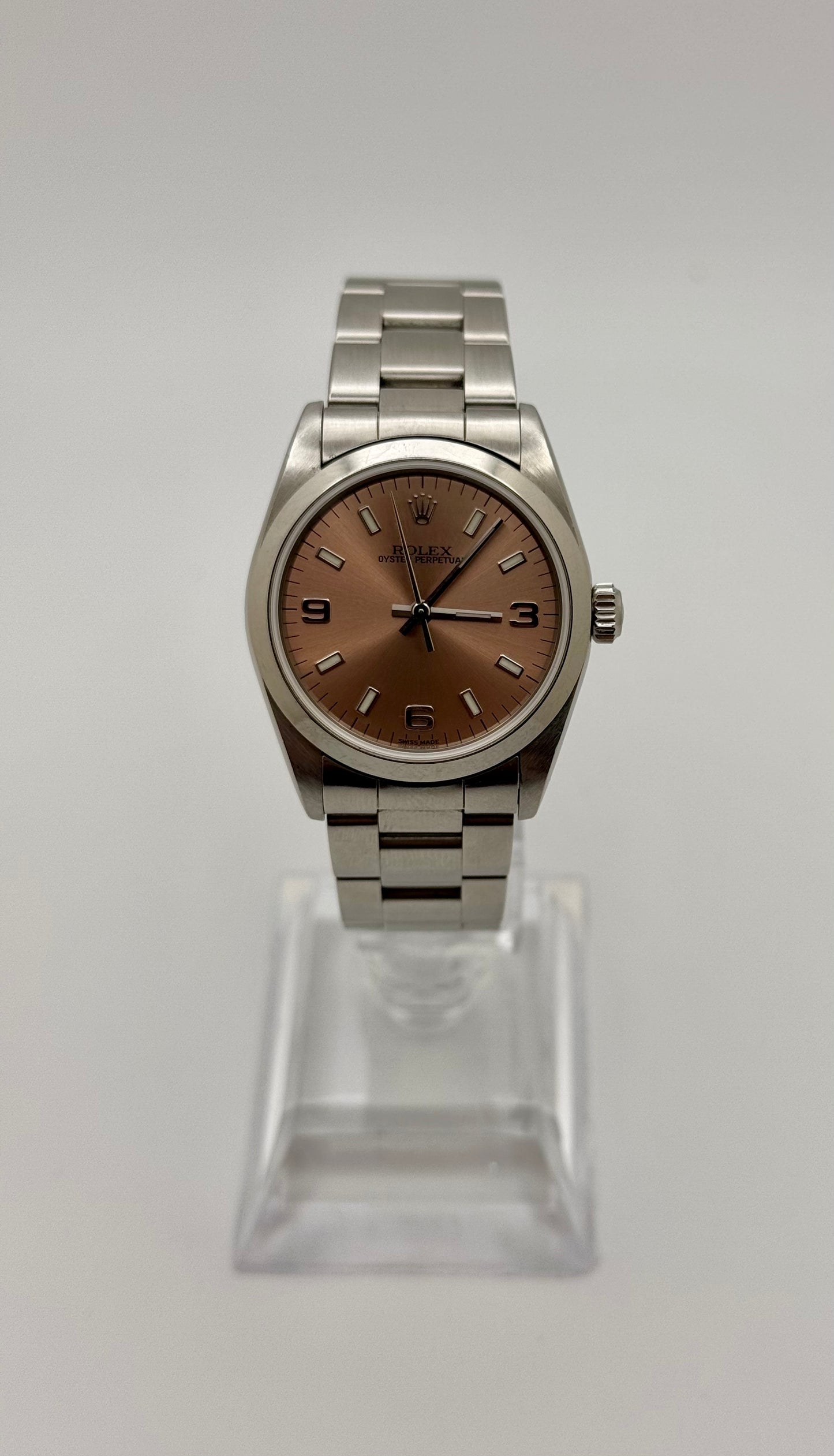 Rolex Oyster Perpetual 31MM Salmon Dial Oyster Bracelet (67480)