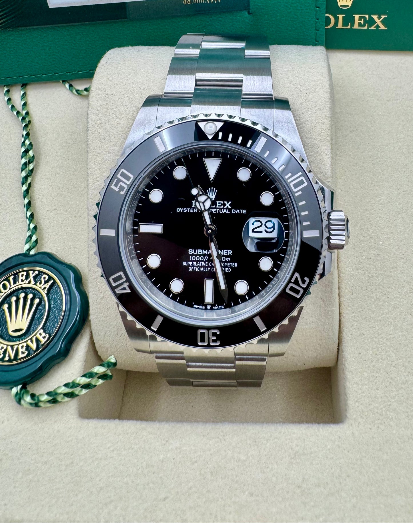 2025 Rolex Submariner Date 41MM Black Dial Oyster Bracelet (126610LN)