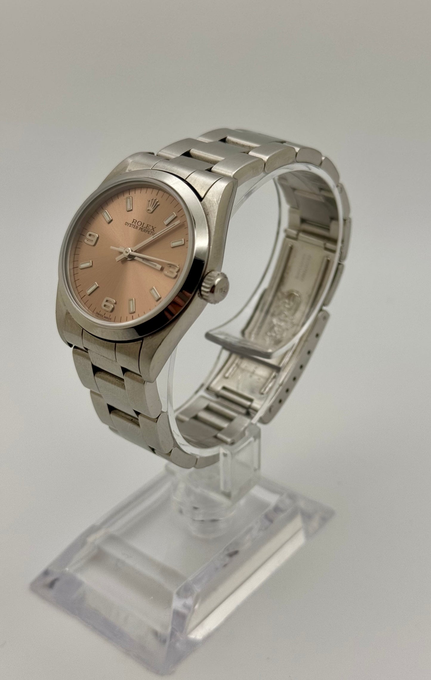 Rolex Oyster Perpetual 31MM Salmon Dial Oyster Bracelet (67480)